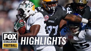 NFLPA Collegiate Bowl  Highlights  FOX COLLEGE FOOTBALL [upl. by Acinnej]