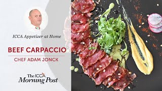 Beef Carpaccio  ICCA Dubai [upl. by Kamal]