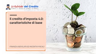 Il credito dimposta 40 caratteristiche di base [upl. by Goodson]