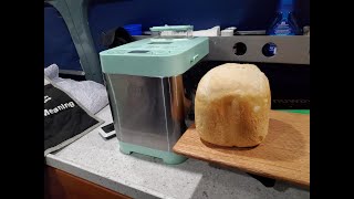 Van Sourdough bread using Dash Bread Machine on bake only mode one day [upl. by Aicinoid216]