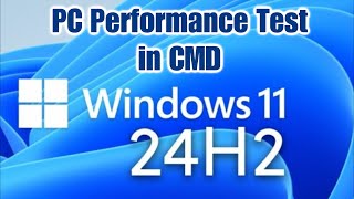 Speed ​​test ➡️ Experience index in Windows 11 Version 24H2💫Without any programs [upl. by Dinse]