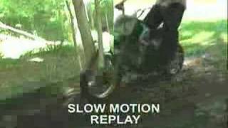 Motorcycle hits tree [upl. by Mario]