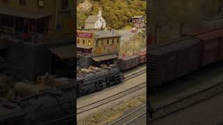 Modelrailway mix from the USA with beautiful modeltrains  Modelspoor mix uit de VS modeltrein [upl. by Eadwina]