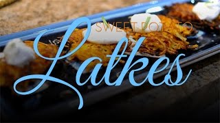 My Crap Kitchen amp Des Moines Foodster Sweet Potato Latkes Recipe [upl. by Stanford717]