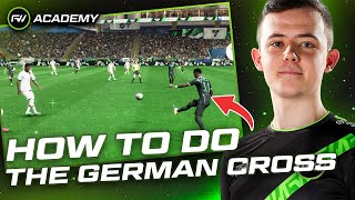 HOW TO DO THE GERMAN CROSS  FUTWIZ Academy [upl. by Hildegarde280]