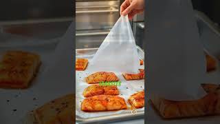 Savory honey soy glazed salmon stepbystep in just a minute recipe cooking [upl. by Mw]