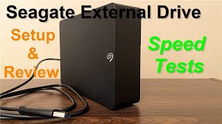 SEAGATE External Hard drive Expansion 6TB USB Portable Storage drive Review amp Read Write speed Tests [upl. by Nyrrek701]