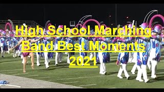 High School Marching Band Best Moments 2021  Part 1 [upl. by Odnalro15]