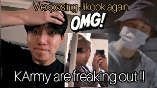 Jikook  Taehyung exposing Jikook again [upl. by Acemat220]