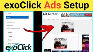 ExoClick Ad Setup  ExoClick MI Ads Setup  ExoClick MI Approval  Earn Money From MI [upl. by Rot]