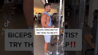 DO THIS EXERCISE IF YOU HAVE BICEPS TENDONITIS [upl. by Ailito]