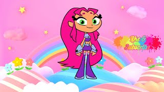 How to Draw Teen Titans Starfire drawing and coloring video drawtube28 [upl. by Platto368]