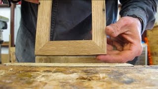 Making A Simple Mitered Picture Frame No ClampsNo Miter Saw [upl. by Pierre58]