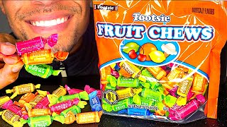 ASMR FRUIT CHEWS CANDY CHEWY SMACKING EATING SOUNDS SNACKS NO TALKING JERRY [upl. by Pardner]