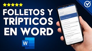 ¿Cómo crear folletos y trípticos con WORD – Plantillas y otras herramientas [upl. by Greenleaf]