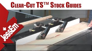 ClearCut TS™ Stock Guides for your Table Saw [upl. by Noyr]