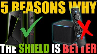 NVIDIA SHIELD TV VS FIRE TV 3RD GEN  5 FEATURES THAT MAKES THE SHIELD TV A BETTER STREAMING DEVICE [upl. by Epperson175]