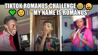 ROMANUS TIKTOK CHALLENGE 💚😁😁😜  ROMANUS [upl. by Orella]