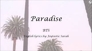 Paradise  English KARAOKE  BTS [upl. by Dorthy525]