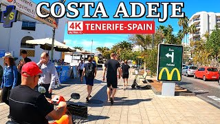 TENERIFE  COSTA ADEJE  What is Currently Happening ☀️ 4K Walk ● February 2024 [upl. by Atalee]