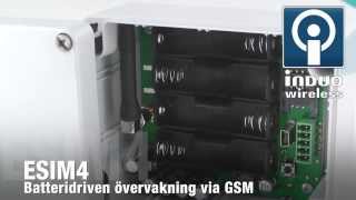 Batteridriven övervakning via GSM med ESIM4 [upl. by Charmine]