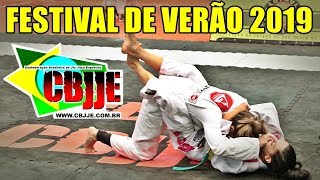 Jiu Jitsu  Feminino  Faixa Branca  CAMPEONATO  CBJJE  FESTIVAL DE VERÃO 2019 [upl. by Haldas]