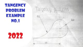 TANGENCY PROBLEMS EXAMPLE ONE 1 [upl. by Lynette]