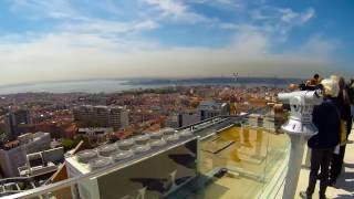 Miradouro  Amoreiras 360º Panoramic View [upl. by Ecreip]