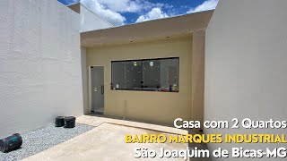 Casa com 2 quartos no bairro Marques Industrial em São Joaquim de Bicas [upl. by Alleynad]