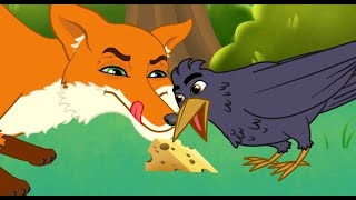 Le Corbeau et le Renard  8 fables  Dessin Animé en français aveclesptitszamis [upl. by Bernadene966]