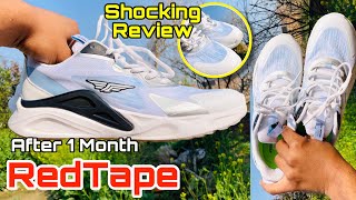 Red Tape Running Shoes  Redtape Shoe Review Unboxing 📦  After One Month 😳😱 [upl. by Ramahs]