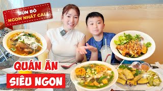 Bún Bò Huế Cơm Gà Ngon Nhất Bolsa  KT Cùng Mẹ Chồng Khám Phá Khu Ăn Uống Người Việt ở Nam Cali [upl. by Eben]