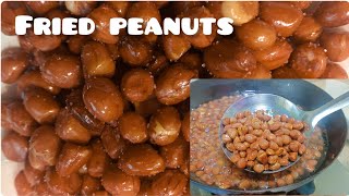 How To Make Crispy Fried Peanuts Simple Chinese Snack [upl. by Adnwahs96]