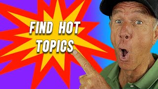 How To Find HOT Trending Topics On YouTube 2024 [upl. by Buddie]