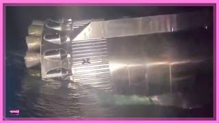 New Footage of Booster 13 Floating  New Glenn Update  Starbase Pink [upl. by Ahsila]