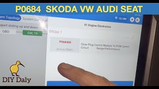 P0684 fault code on a Skoda Kodiaq  glow plug control module FIXED [upl. by Perseus]