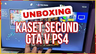 Unboxing Kaset Bekas GTA V untuk PS4  Apakah Masih Layak Dibeli [upl. by Schell365]