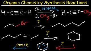 Organic Chemistry Synthesis Reactions  Examples and Practice Problems  Retrosynthesis [upl. by Fredra502]