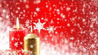 Snowflakes Falling with Flickering Candle Motion Graphic Video Loop Free Download [upl. by Baugh]