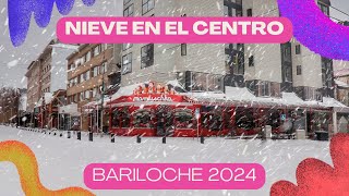 🔴 TERRIBLE NEVADA en Bariloche  Recorrido por el Centro Cívico junio 2024 [upl. by Fryd]