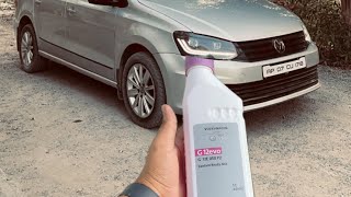 Replacing the old coolant with oem Volkswagen G12 evo coolant [upl. by Aicenad]