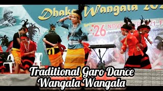 Traditional Garo Dance  Wangala Wangala Dhaka Wangala2021 [upl. by Aicile]