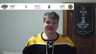 BGR1 Game 3 bruins 2 kings 1 OT [upl. by Piwowar]