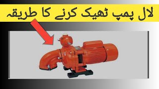 Lal Pump Thek Krnay ka Tareeka  How To repair Lal pump  redpump lalpump re electricianvishal [upl. by Novj67]