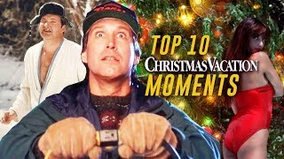 Top 10 Christmas Vacation Moments [upl. by Oivaf]