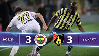 Fenerbahçe 33 İstanbulspor  HighlightsÖzet  Spor Toto Süper Lig  202223 [upl. by Maisey]