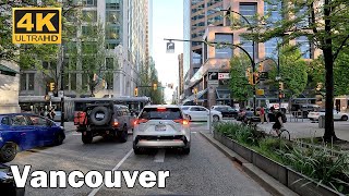 Driving Around in Vancouver Canada 4K [upl. by Idnic]