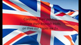 British National Anthem  quotGod Save The Queenquot EN [upl. by Wadsworth]