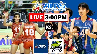 Alas Pilipinas vs Saga Hisamitshu  PNVF Womens Volleyball Friendly Live Scoreboard [upl. by Rehpotsirhcnhoj138]