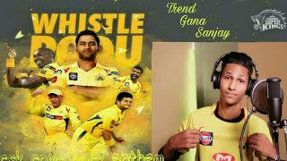 IPL  CSK Return Song 2018  Trend Gana Sanjay [upl. by Nahseez]